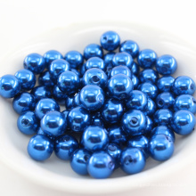 Environnement lâche pourrait personnaliser trou droit gros gros toutes sortes de perles en plastique ABS rondes en plastique